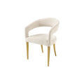Scaun dining bej din textil Boutique