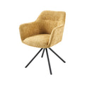 Scaun dining galben rotativ Verona Poetic