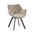 Scaun dining grej pivotant Dutch Comfort Poetic