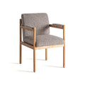 Scaun dining gri din poliester Bezier
