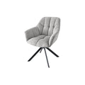 Scaun dining gri rotativ 180 boucle Papillon
