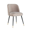 Scaun dining kaki din catifea Alicia Richmond Interiors
