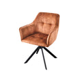 Scaun dining maro din catifea Loft Invicta Interior