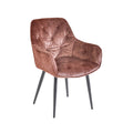Scaun dining maro din catifea Milano Invicta Interior