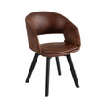 Scaun dining maro din poliuretan Nordic Invicta Interior - Poetic Store