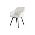 Scaun dining rotativ bej din chenille Avignon