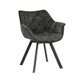 Scaun dining verde pivotant Dutch Comfort Poetic