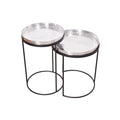 Set de 2 masute silver Elements Invicta Interior - Poetic Store