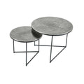 Set de 2 masute silver din metal 60 Elements
