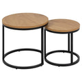 Set de 2 mese cafea maro Elegance S Invicta Interior - Poetic Store