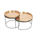 Set de 2 mese de cafea gold Elements Invicta Interior - Poetic Store