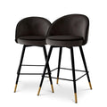 Set de 2 scaune bar gri inchis Cooper S Eichholtz - Poetic Store