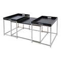 Set de 3 mese negre Elements Invicta Interior