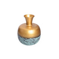 Vaza gold din aluminiu Abstract Orient Poetic