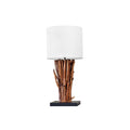 Veioza maro alba din lemn Euphoria Invicta Interior - Poetic Store