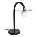 Veioza neagra din metal Enigma Maxlight