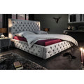 Cadru pat gri 160x200 Paris Invicta Interior