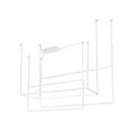 Candelabru alb geometric MAXLIGHT