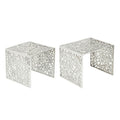 Set de 2 masute din aluminiu Abstract Invicta Interior