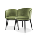 Set de 2 scaune dining verde deschis Filmore Eichholtz