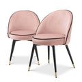 Set de 2 scaune dining roz Cooper Eichholtz
