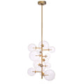 Candelabru gold din sticla Ezra Eichholtz