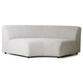 Canapea gri din poliester modul Round Jax HK Living