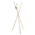 Lampadar gold din metal si sticla Xena Maxlight