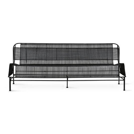 Banca neagra pentru exterior Sofa HK Living1