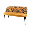 Banca galbena din poliester Design Invicta Interior - Poetic Store