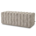 Bancheta bej din textil Bente Eichholtz1