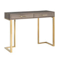 Birou maro din MDF si inox Marie Richmond Interiors