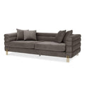 Canapea gri din poliester Sofa York Eichholtz1