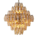 Candelabru gold din fier si sticla Benini L Eichholtz1