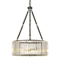 Candelabru negru silver din alama Infinity Eichholtz1