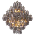 Candelabru silver din fier si sticla Benini L Eichholtz3