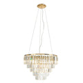 Candelabru gold din sticla Monaco - Poetic Store