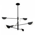 Candelabru negru din metal Mollis Maytoni - Poetic Store