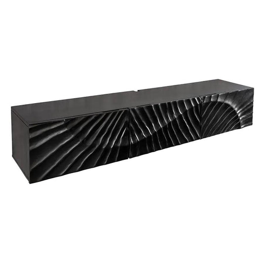 Comoda TV neagra suspendata Scorpion Invicta Interior1