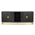 Comoda neagra 225 cm Blackbone Richmond Interiors2