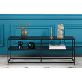 Consola neagra din metal 120 cm Dura Invicta Interior - Poetic Store