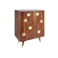 Dulapior bar maro din lemn Mystic 75 Invicta Interior1