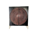 Dulapior maro din lemn Mandala Invicta Interior1