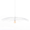 Lustra alba din metal 58 cm Palm IXIA