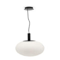 Lustra alba din metal si sticla Perlas Maytoni1