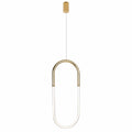 Lustra gold din inox Olivia Single Maxlight1