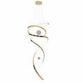 Lustra gold din inox Ritz Maxlight