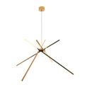 Lustra gold din metal Spider Maxlight1