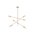 Lustra gold din metal Suspension Invicta Interior1