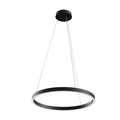 Lustra neagra din aluminiu 60 cm Single Rim Maytoni1